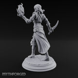 Rune Orb Conjuring Human Warlock Miniature for Dungeons and Dragons, Pathfinder or other TTRPGs
