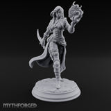 Rune Orb Conjuring Human Warlock Miniature for Dungeons and Dragons, Pathfinder or other TTRPGs
