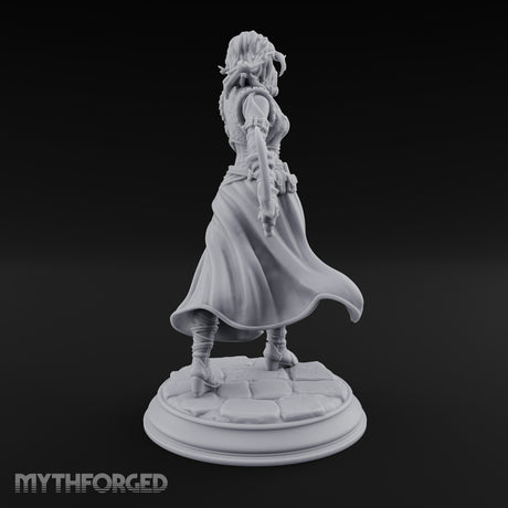 Rune Orb Conjuring Human Warlock Miniature for Dungeons and Dragons, Pathfinder or other TTRPGs