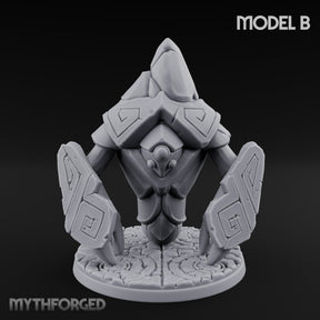 Rune Panel Spreading Construct Guardian B Miniature for Dungeons and Dragons, Pathfinder or other TTRPGs