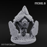 Rune Panel Spreading Construct Guardian B Miniature for Dungeons and Dragons, Pathfinder or other TTRPGs