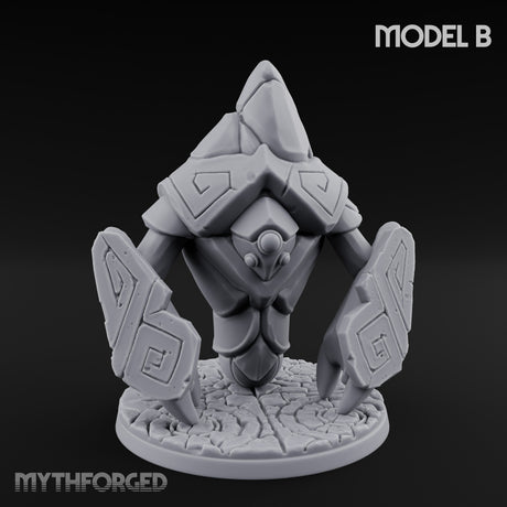 Rune Panel Spreading Construct Guardian B Miniature for Dungeons and Dragons, Pathfinder or other TTRPGs