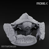 Rune Panel Spreading Construct Guardian C Miniature for Dungeons and Dragons, Pathfinder or other TTRPGs