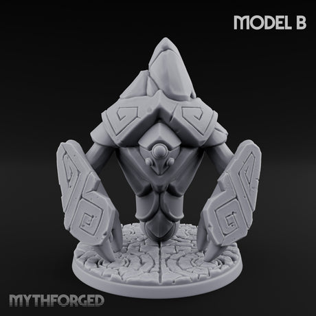 Rune Panel Spreading Construct Guardians Miniature for Dungeons and Dragons, Pathfinder or other TTRPGs