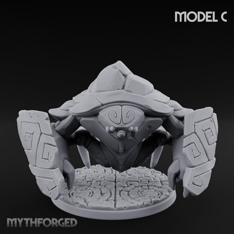 Rune Panel Spreading Construct Guardians Miniature for Dungeons and Dragons, Pathfinder or other TTRPGs