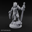 Rune Sword Planting Werewolf Alpha Miniature for Dungeons and Dragons, Pathfinder or other TTRPGs