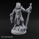 Rune Sword Planting Werewolf Alpha Miniature for Dungeons and Dragons, Pathfinder or other TTRPGs