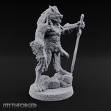 Rune Sword Planting Werewolf Alpha Miniature for Dungeons and Dragons, Pathfinder or other TTRPGs