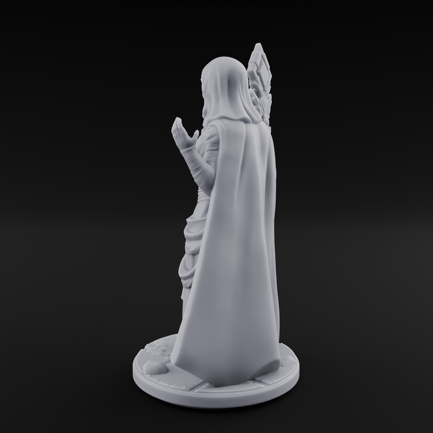 Warmly Welcoming Human Priestess A Miniature for Dungeons and Dragons, Pathfinder or other TTRPGs