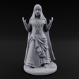 Warmly Welcoming Human Priestess B Miniature for Dungeons and Dragons, Pathfinder or other TTRPGs
