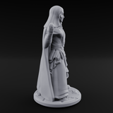 Warmly Welcoming Human Priestess B Miniature for Dungeons and Dragons, Pathfinder or other TTRPGs
