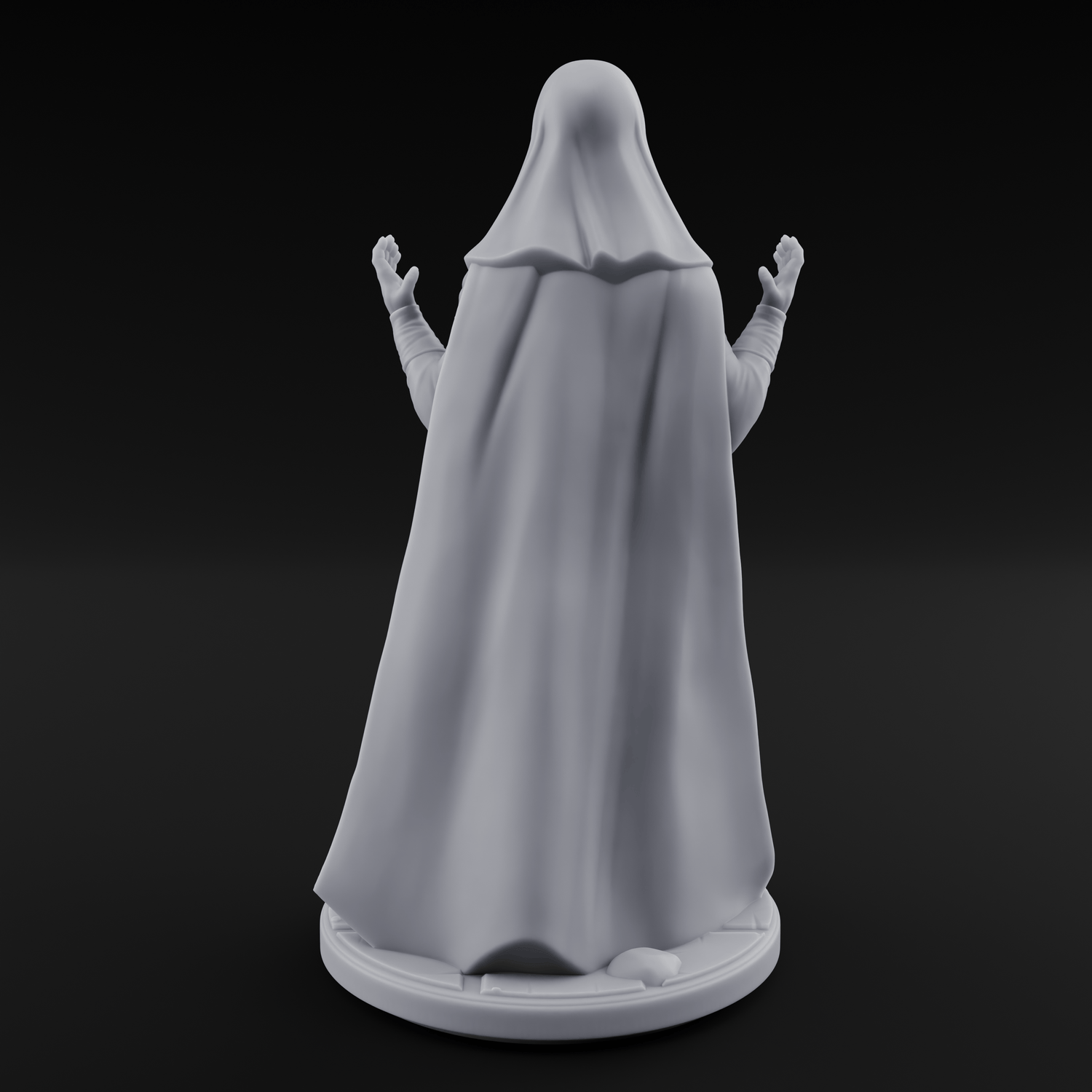 Warmly Welcoming Human Priestess B Miniature for Dungeons and Dragons, Pathfinder or other TTRPGs