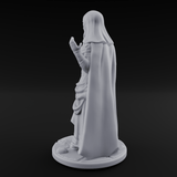 Warmly Welcoming Human Priestess B Miniature for Dungeons and Dragons, Pathfinder or other TTRPGs