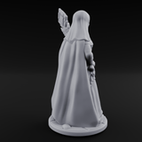 Warmly Welcoming Human Priestess C Miniature for Dungeons and Dragons, Pathfinder or other TTRPGs