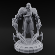 Blades Dragging Warforged Executioner Miniature for Dungeons and Dragons, Pathfinder or other TTRPGs