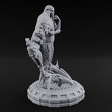 Blades Dragging Warforged Executioner Miniature for Dungeons and Dragons, Pathfinder or other TTRPGs
