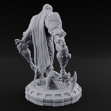 Blades Dragging Warforged Executioner Miniature for Dungeons and Dragons, Pathfinder or other TTRPGs