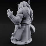 Grabby Handed Oni Samurai Miniature for Dungeons and Dragons, Pathfinder or other TTRPGs