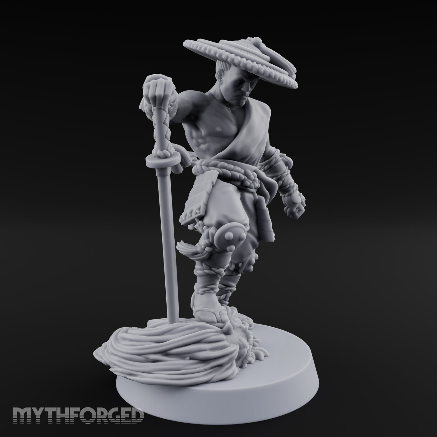 Oni Head Trophy Samurai Slayer Miniature for Dungeons and Dragons, Pathfinder or other TTRPGs