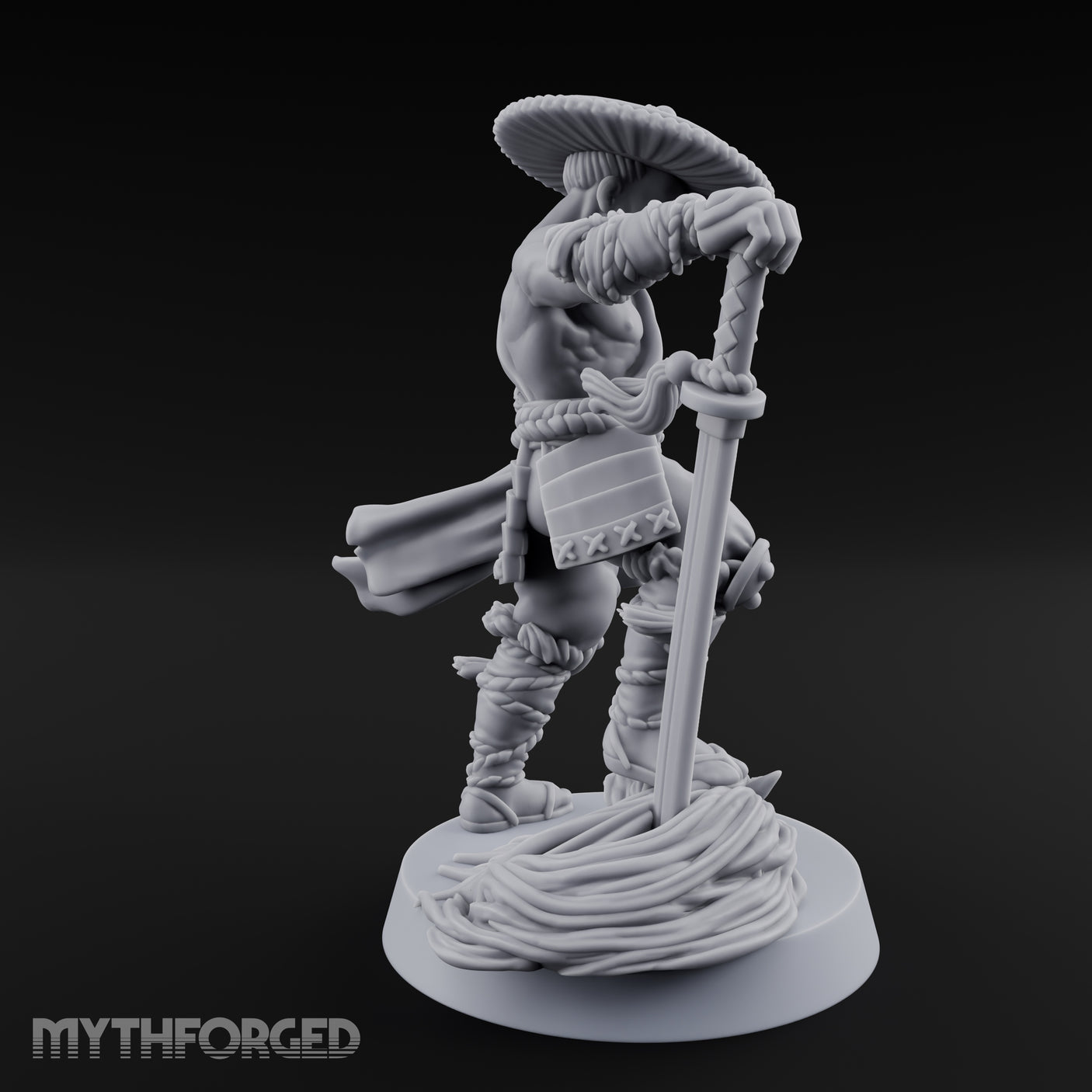 Oni Head Trophy Samurai Slayer Miniature for Dungeons and Dragons, Pathfinder or other TTRPGs