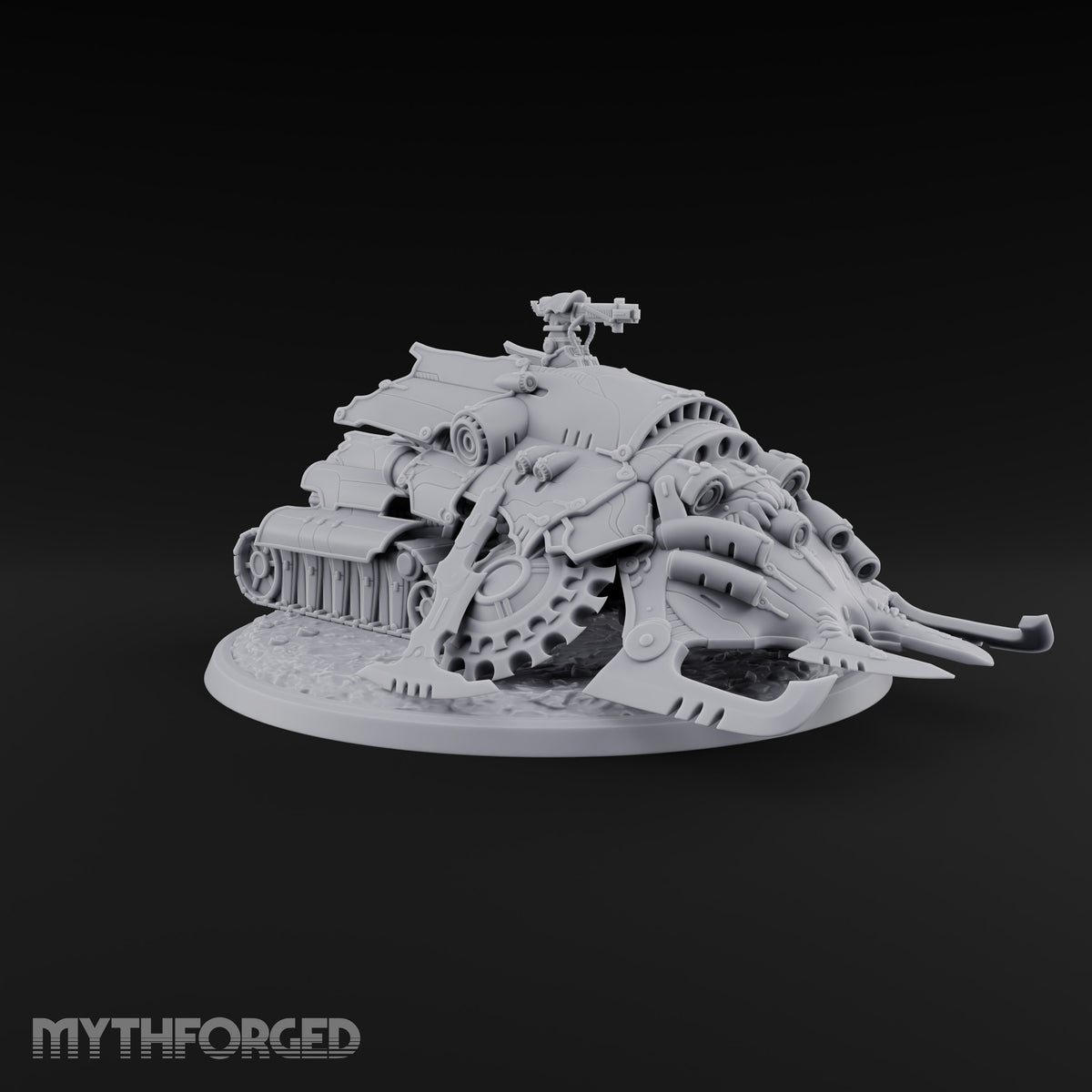 Left a Red Rut Behind Warforged Tracked Assault Automaton — Frontplate 1 · Gun 2