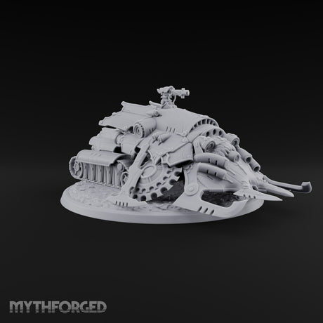 Left a Red Rut Behind Warforged Tracked Assault Automaton — Frontplate 1 · Gun 2