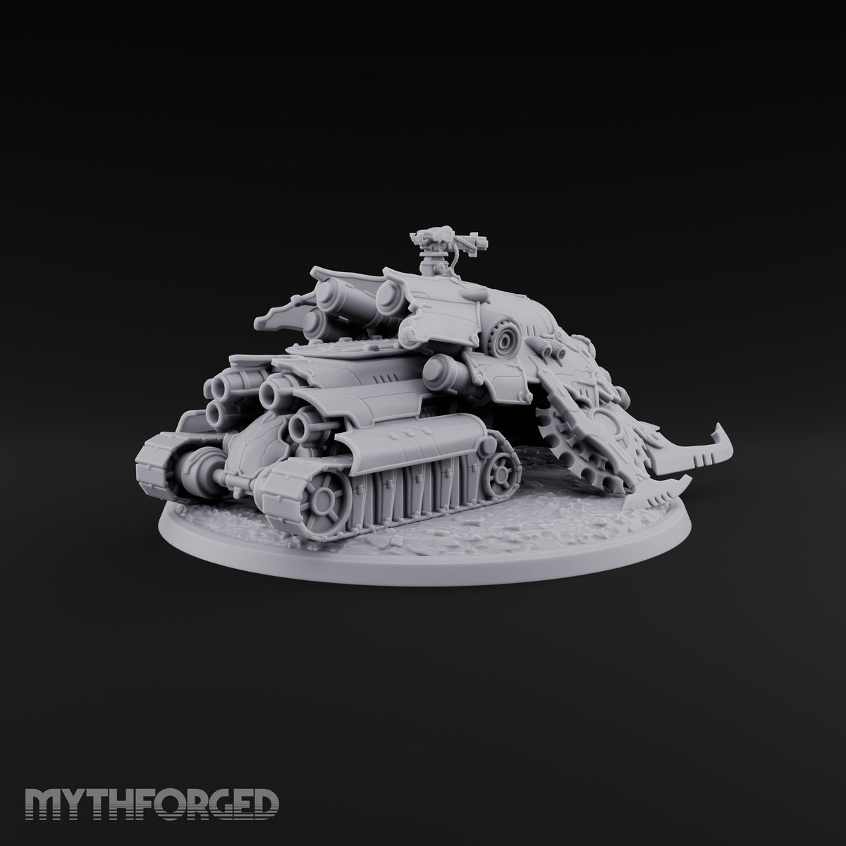 Left a Red Rut Behind Warforged Tracked Assault Automaton — Frontplate 1 · Gun 2