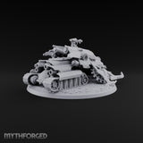 Left a Red Rut Behind Warforged Tracked Assault Automaton — Frontplate 1 · Gun 2