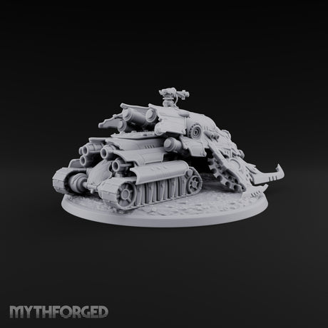 Left a Red Rut Behind Warforged Tracked Assault Automaton — Frontplate 1 · Gun 2