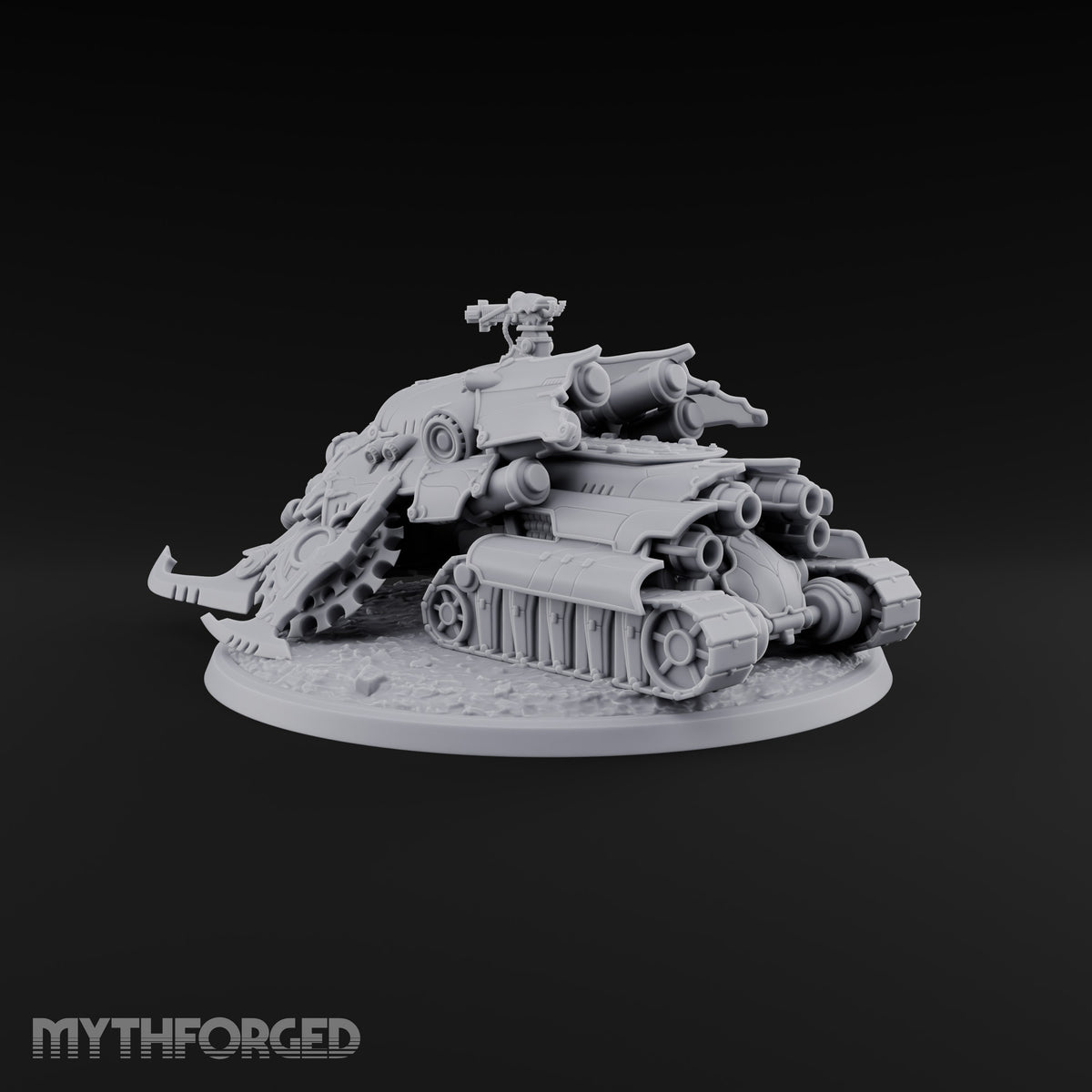 Left a Red Rut Behind Warforged Tracked Assault Automaton — Frontplate 1 · Gun 2