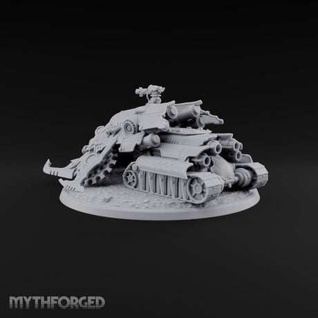 Left a Red Rut Behind Warforged Tracked Assault Automaton — Frontplate 1 · Gun 2