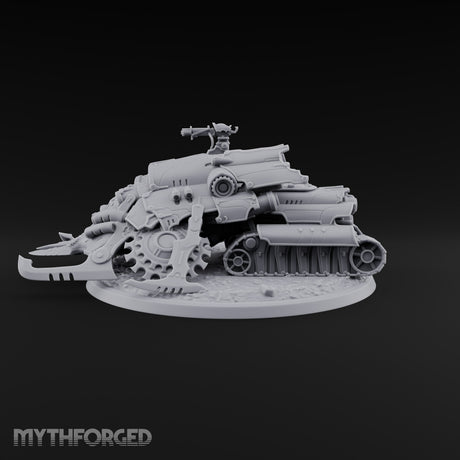 Left a Red Rut Behind Warforged Tracked Assault Automaton — Frontplate 1 · Gun 2