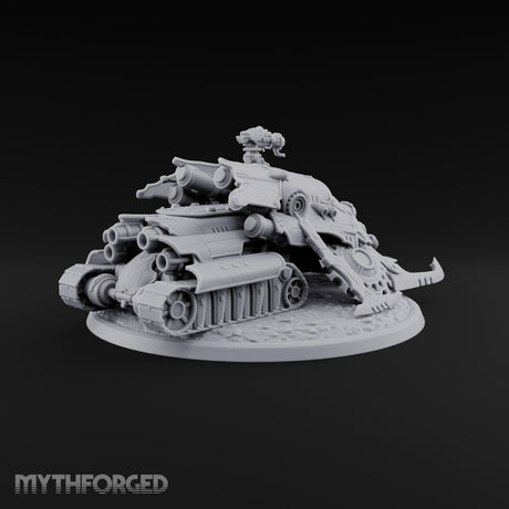 Left a Red Rut Behind Warforged Tracked Assault Automaton — Frontplate 1 · Gun 3
