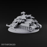 Left a Red Rut Behind Warforged Tracked Assault Automaton — Frontplate 1 · Gun 3