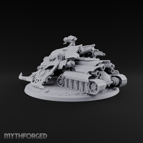 Left a Red Rut Behind Warforged Tracked Assault Automaton — Frontplate 1 · Gun 3