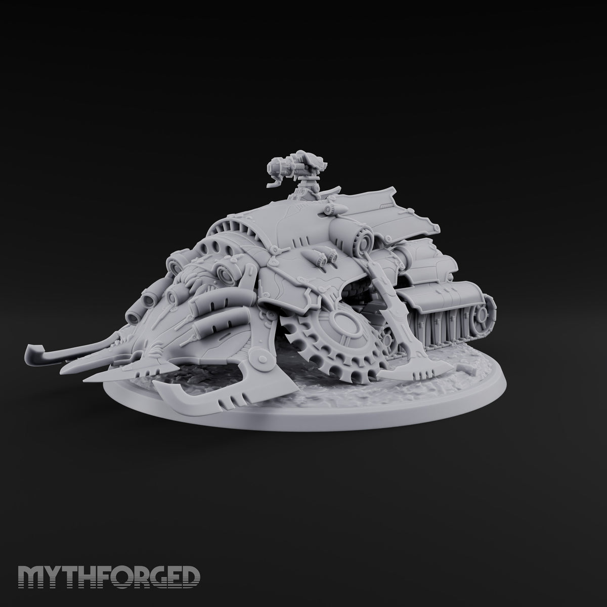 Left a Red Rut Behind Warforged Tracked Assault Automaton — Frontplate 1 · Gun 3