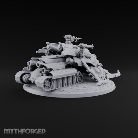 Left a Red Rut Behind Warforged Tracked Assault Automaton — Frontplate 1 · Gun 4