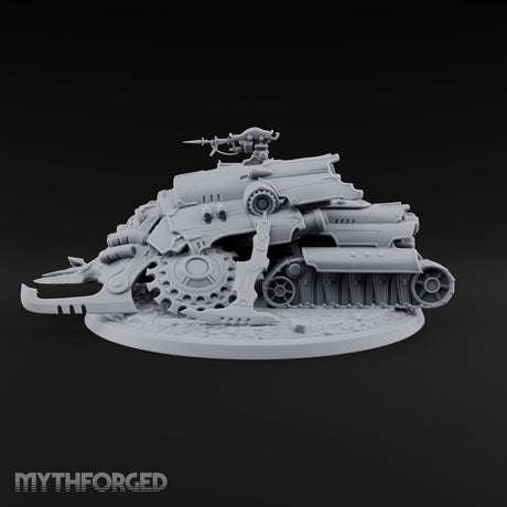Left a Red Rut Behind Warforged Tracked Assault Automaton — Frontplate 1 · Gun 4