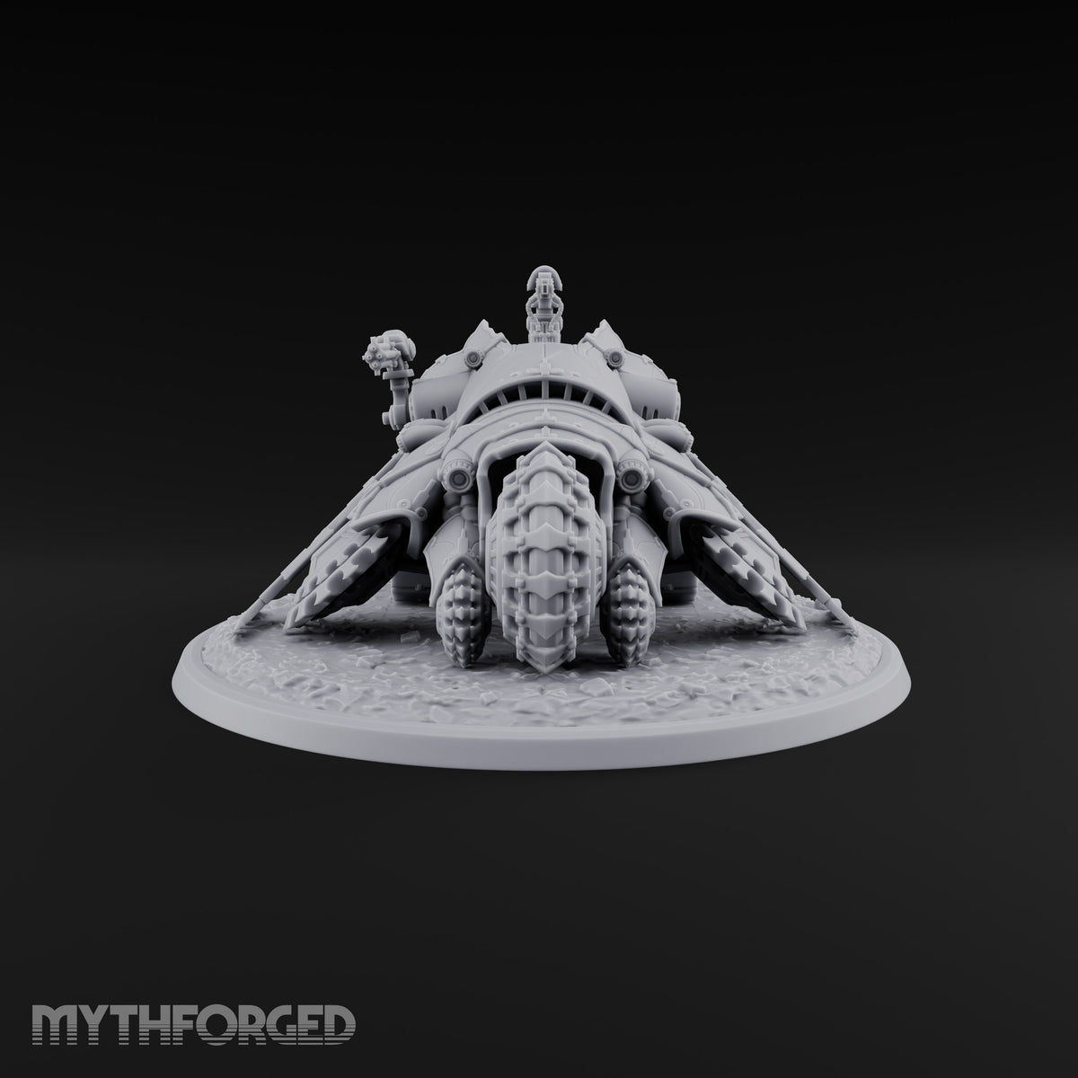Left a Red Rut Behind Warforged Tracked Assault Automaton — Frontplate 2 · Gun 2