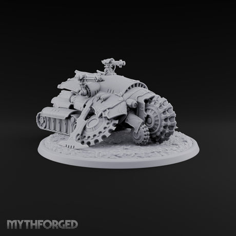 Left a Red Rut Behind Warforged Tracked Assault Automaton — Frontplate 2 · Gun 2