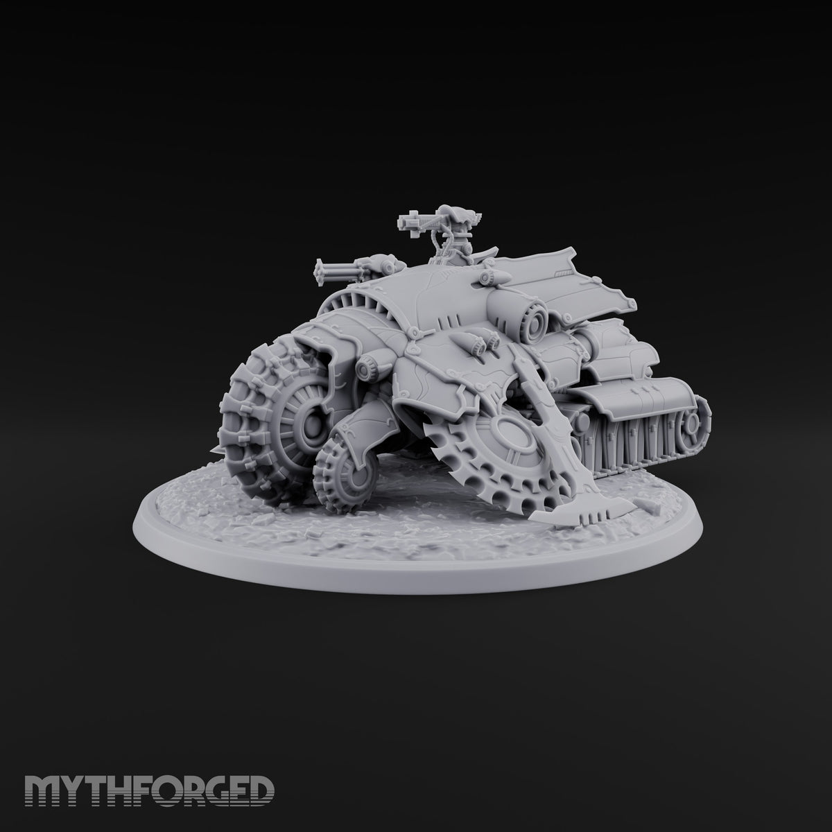 Left a Red Rut Behind Warforged Tracked Assault Automaton — Frontplate 2 · Gun 2