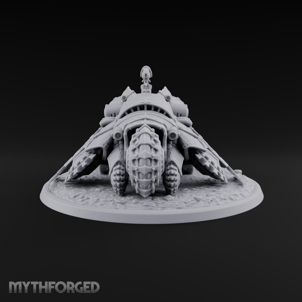 Left a Red Rut Behind Warforged Tracked Assault Automaton — Frontplate 2 · Gun 3