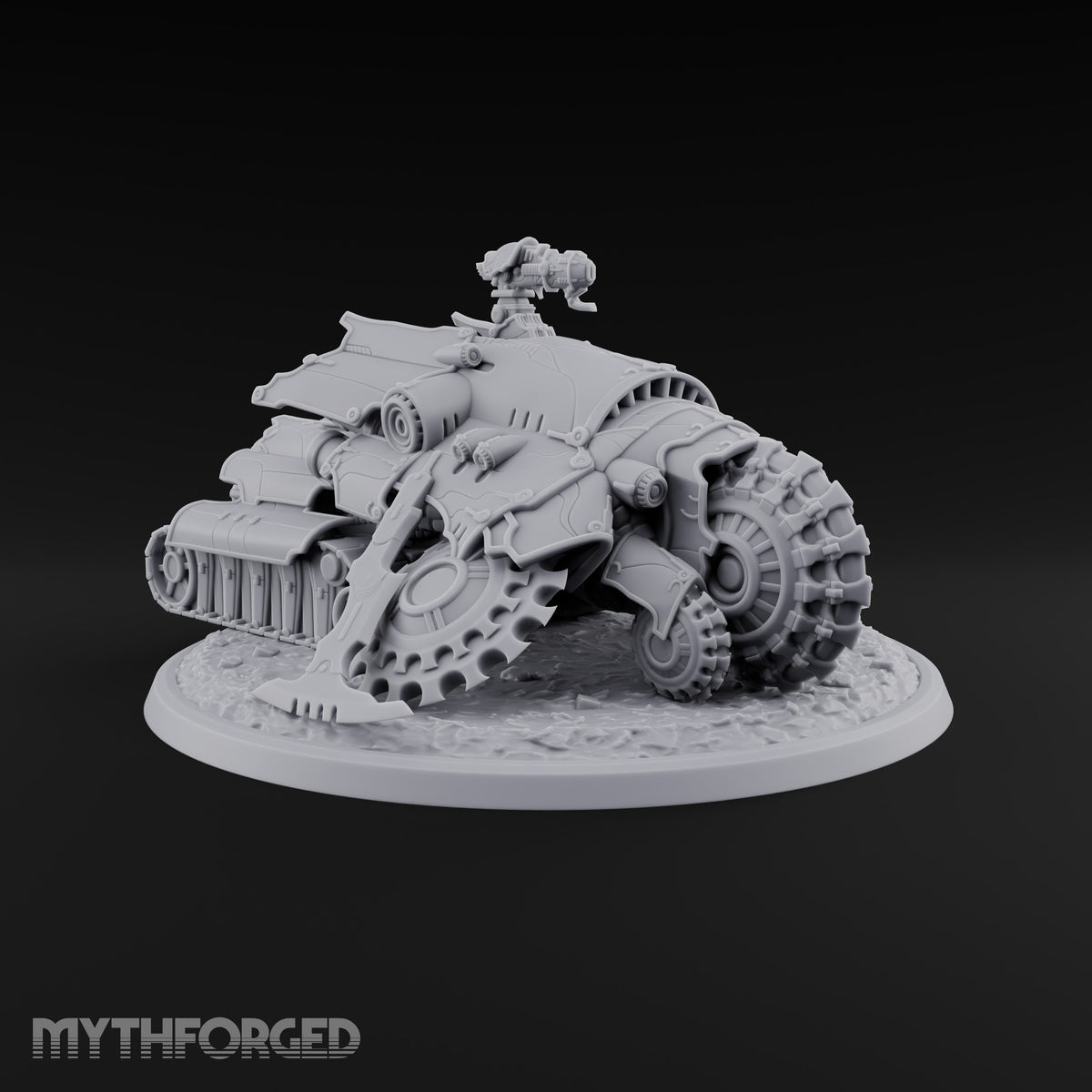 Left a Red Rut Behind Warforged Tracked Assault Automaton — Frontplate 2 · Gun 3