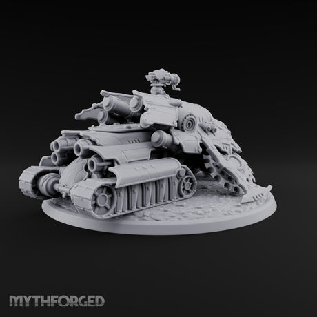Left a Red Rut Behind Warforged Tracked Assault Automaton — Frontplate 2 · Gun 3