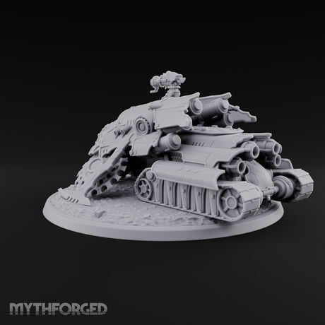 Left a Red Rut Behind Warforged Tracked Assault Automaton — Frontplate 2 · Gun 3