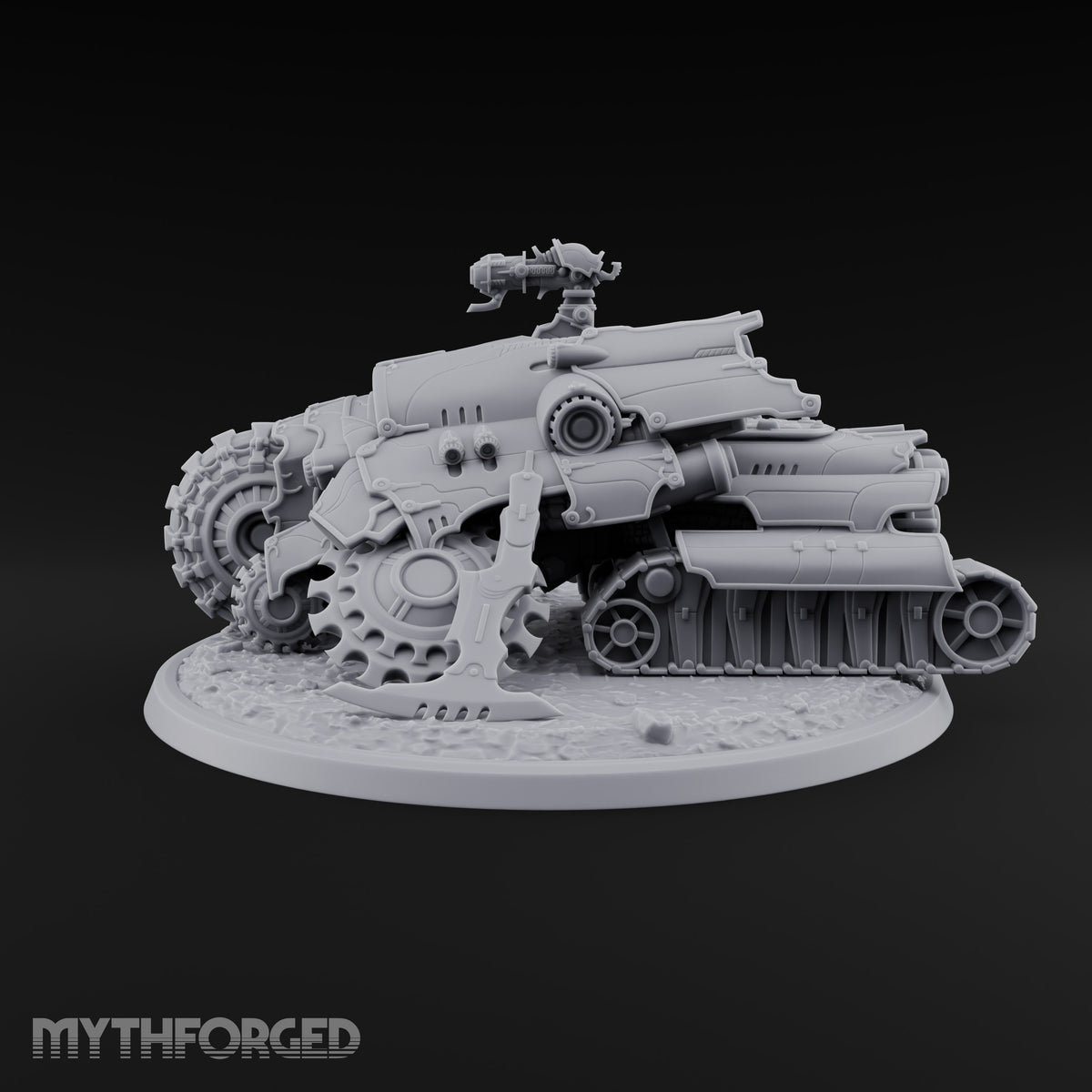 Left a Red Rut Behind Warforged Tracked Assault Automaton — Frontplate 2 · Gun 3