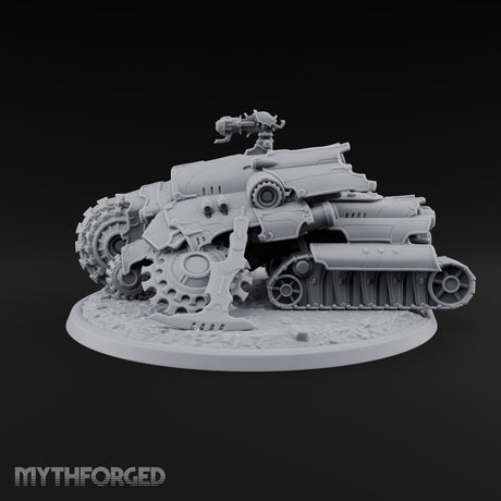 Left a Red Rut Behind Warforged Tracked Assault Automaton — Frontplate 2 · Gun 3