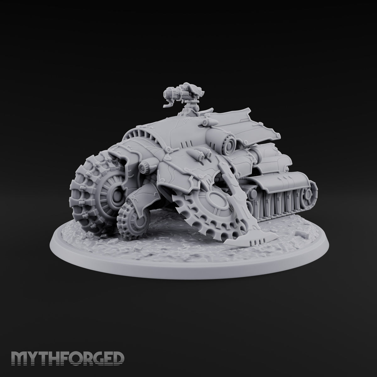 Left a Red Rut Behind Warforged Tracked Assault Automaton — Frontplate 2 · Gun 3