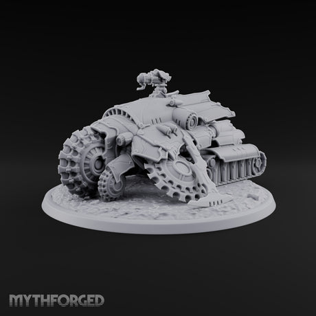 Left a Red Rut Behind Warforged Tracked Assault Automaton — Frontplate 2 · Gun 3