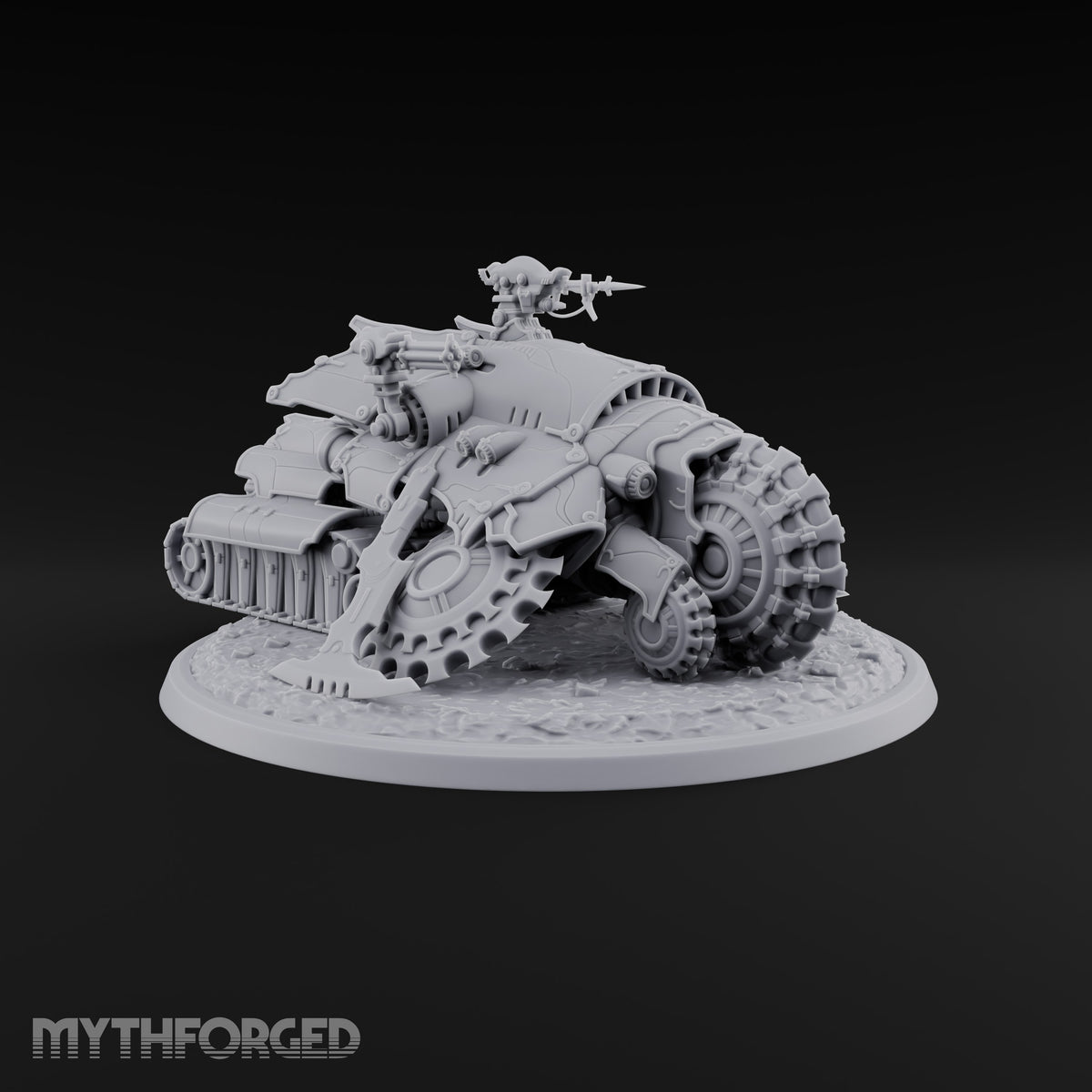 Left a Red Rut Behind Warforged Tracked Assault Automaton — Frontplate 2 · Gun 4